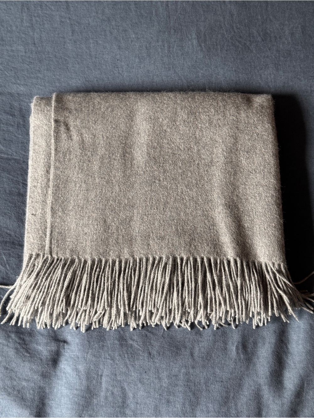 Quince Luxe Cashmere Throw in Grey